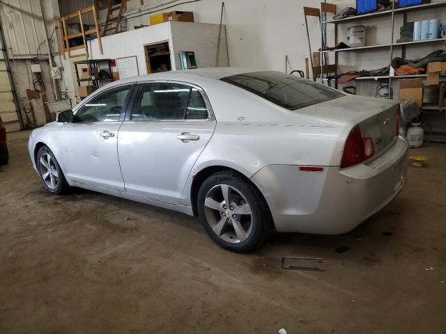 1G1ZC5EU0BF121109 - 2011 CHEVROLET MALIBU 1LT SILVER photo 2