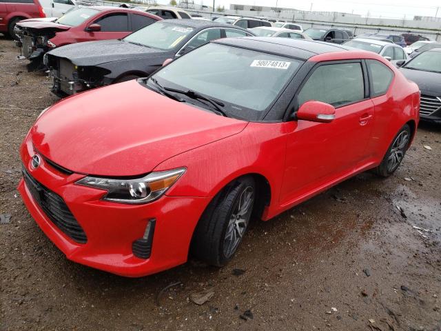 JTKJF5C7XFJ002133 - 2015 TOYOTA SCION TC RED photo 1