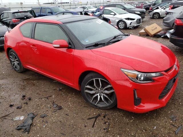JTKJF5C7XFJ002133 - 2015 TOYOTA SCION TC RED photo 4