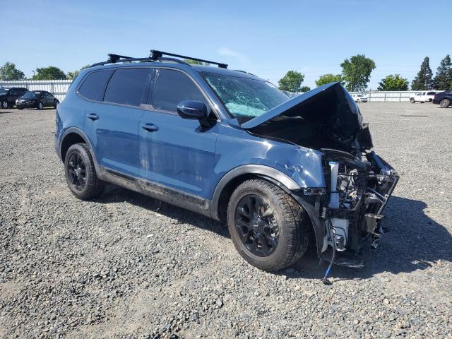 5XYP5DGC3RG426361 - 2024 KIA TELLURIDE SX BLUE photo 4