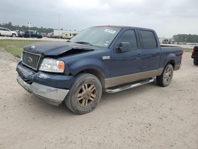 1FTRW12W54KD37724 - 2004 FORD F150 SUPERCREW BLUE photo 1