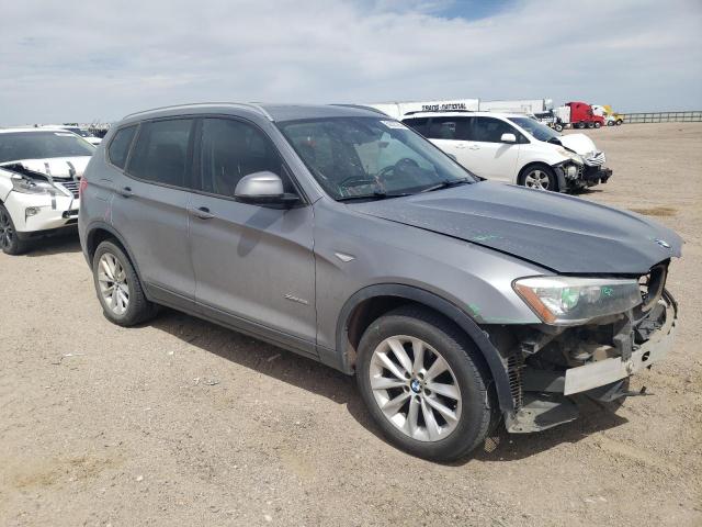 5UXWX9C53F0D44787 - 2015 BMW X3 XDRIVE28I GRAY photo 4