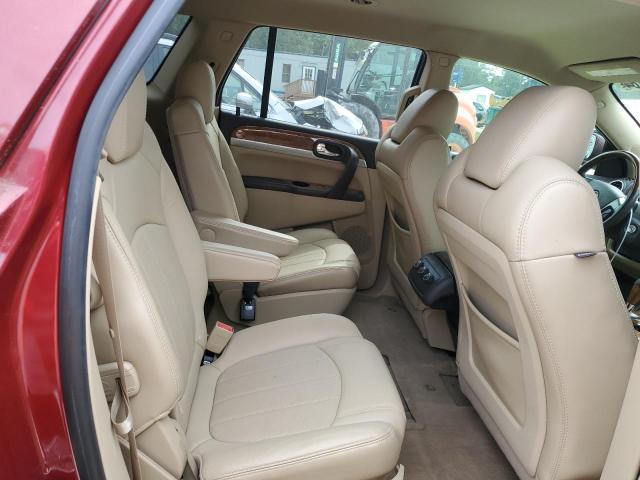 5GALRBED7AJ235258 - 2010 BUICK ENCLAVE CXL RED photo 11