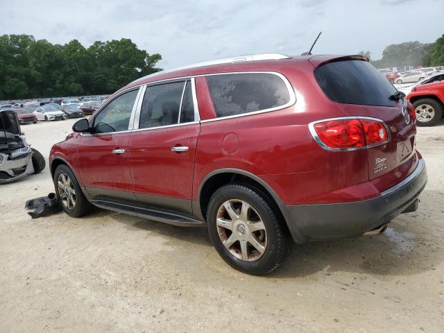 5GALRBED7AJ235258 - 2010 BUICK ENCLAVE CXL RED photo 2