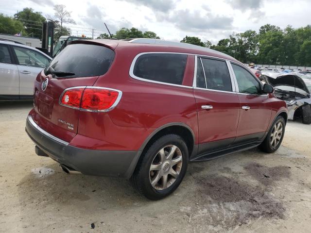 5GALRBED7AJ235258 - 2010 BUICK ENCLAVE CXL RED photo 3