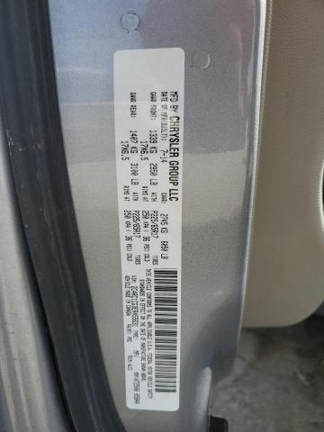 2C4RC1CG3ER455631 - 2014 CHRYSLER TOWN & COU TOURING L SILVER photo 13