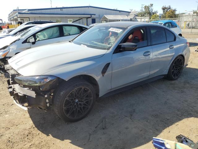 WBS43AY08RFT28739 - 2024 BMW M3 COMPETITION GRAY photo 1