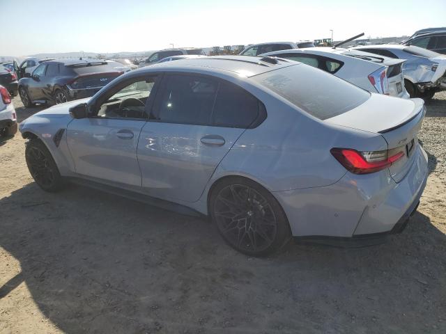 WBS43AY08RFT28739 - 2024 BMW M3 COMPETITION GRAY photo 2