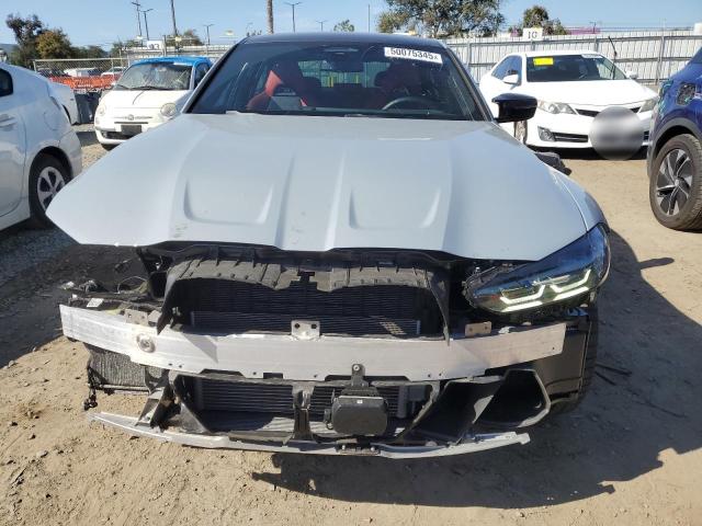 WBS43AY08RFT28739 - 2024 BMW M3 COMPETITION GRAY photo 5