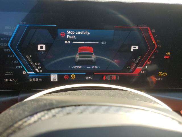 WBS43AY08RFT28739 - 2024 BMW M3 COMPETITION GRAY photo 9