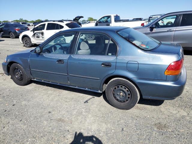 JHMEJ6672WS007537 - 1998 HONDA CIVIC LX BLUE photo 2