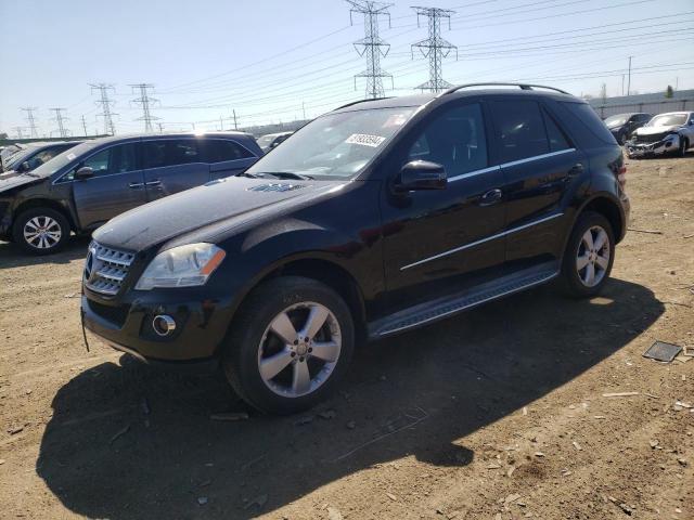 4JGBB8GB4BA713257 - 2011 MERCEDES-BENZ ML 350 4MATIC BLACK photo 1