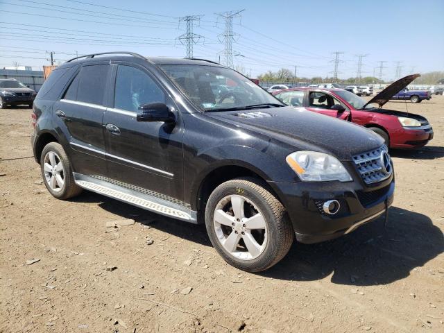 4JGBB8GB4BA713257 - 2011 MERCEDES-BENZ ML 350 4MATIC BLACK photo 4