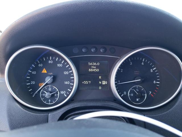 4JGBB8GB4BA713257 - 2011 MERCEDES-BENZ ML 350 4MATIC BLACK photo 9