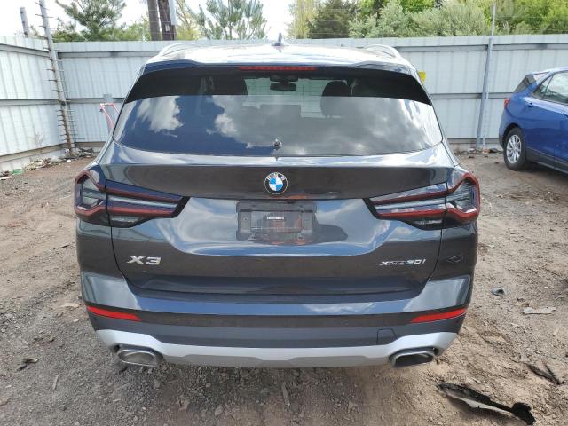 5UX53DP09N9M48975 - 2022 BMW X3 XDRIVE30I CHARCOAL photo 6