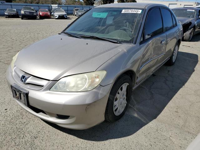 2HGES16514H534345 - 2004 HONDA CIVIC LX BEIGE photo 1