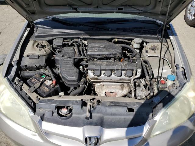 2HGES16514H534345 - 2004 HONDA CIVIC LX BEIGE photo 11