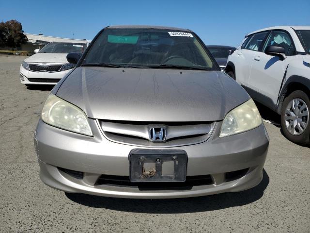 2HGES16514H534345 - 2004 HONDA CIVIC LX BEIGE photo 5