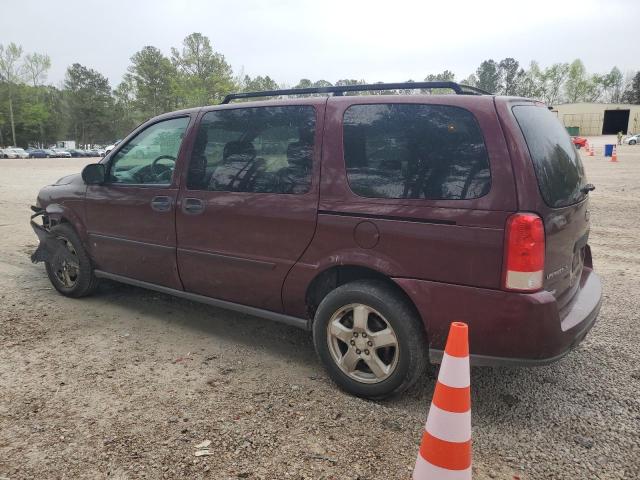 1GNDV23W18D139516 - 2008 CHEVROLET UPLANDER LS MAROON photo 2