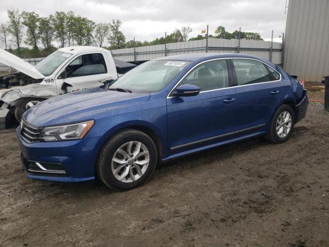 1VWAT7A39HC054630 - 2017 VOLKSWAGEN PASSAT S BLUE photo 1