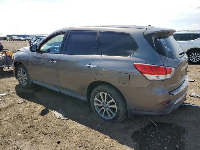 5N1AR2MM8EC604433 - 2014 NISSAN PATHFINDER S BROWN photo 2