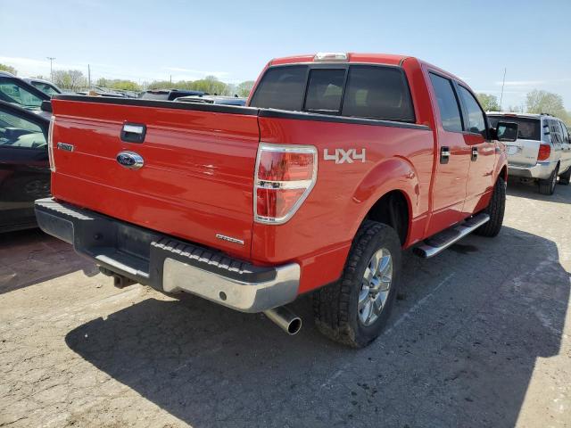 1FTFW1EF4EFA40744 - 2014 FORD F150 SUPERCREW RED photo 3