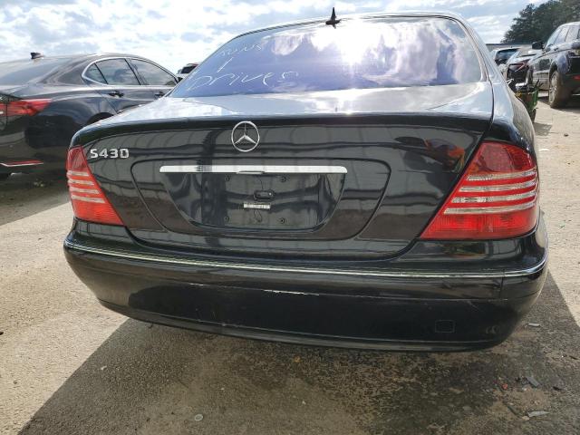 WDBNG70J35A437364 - 2005 MERCEDES-BENZ S 430 BLACK photo 6