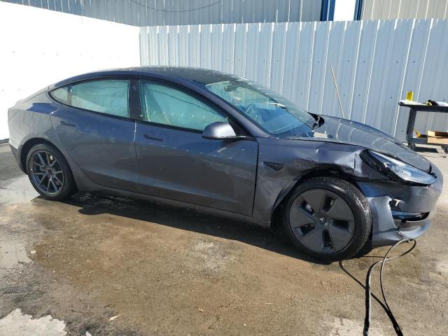 5YJ3E1EA6PF453766 - 2023 TESLA MODEL 3 GRAY photo 4