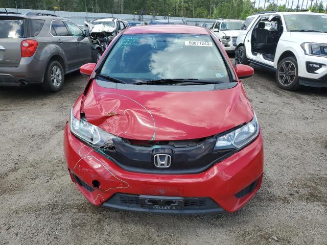 3HGGK5H59FM770162 - 2015 HONDA FIT LX RED photo 5