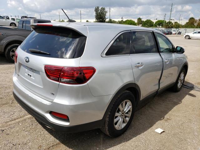 5XYPG4A53KG517348 - 2019 KIA SORENTO LX SILVER photo 3