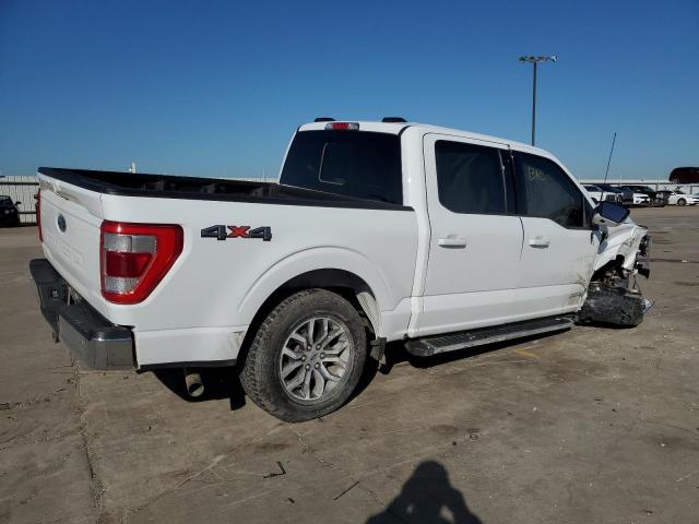 1FTFW1ED5NFC45682 - 2022 FORD F150 SUPERCREW WHITE photo 3