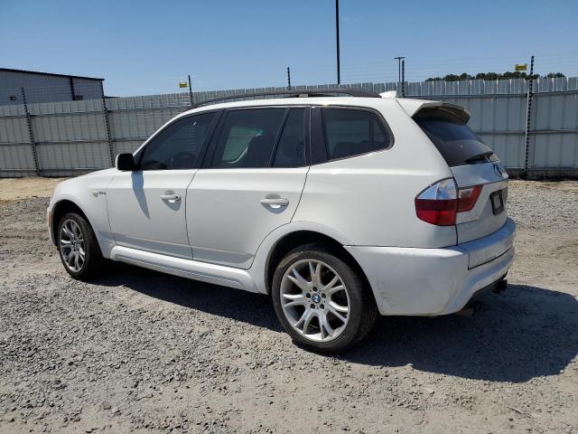 WBXPC93457WF13542 - 2007 BMW X3 3.0SI WHITE photo 2