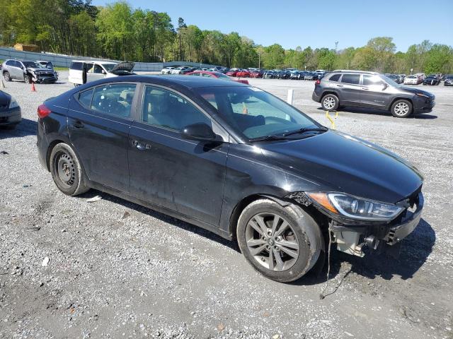 KMHD84LF4HU348627 - 2017 HYUNDAI ELANTRA SE BLACK photo 4