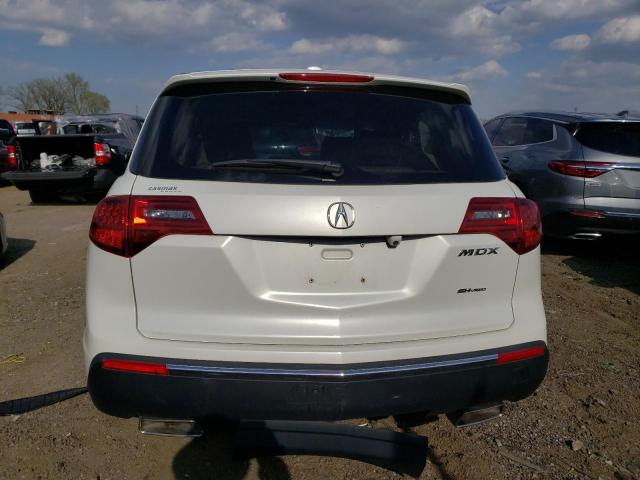 2HNYD2H41DH514154 - 2013 ACURA MDX TECHNOLOGY WHITE photo 6