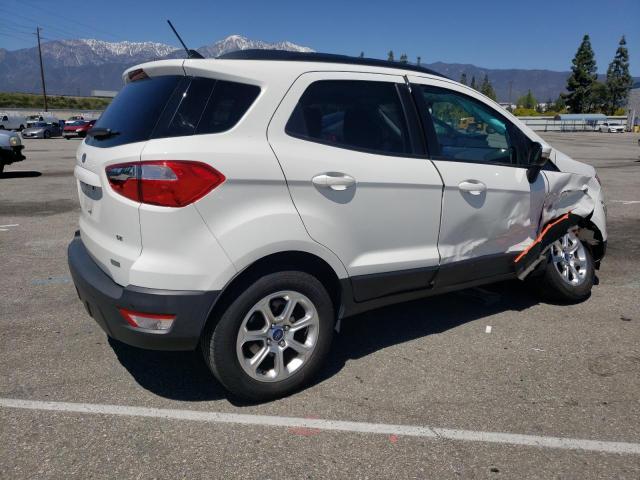 MAJ3P1TE9JC166660 - 2018 FORD ECOSPORT SE WHITE photo 3