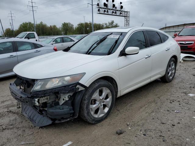 5J6TF2H52AL014256 - 2010 HONDA CROSSTOUR EXL WHITE photo 1