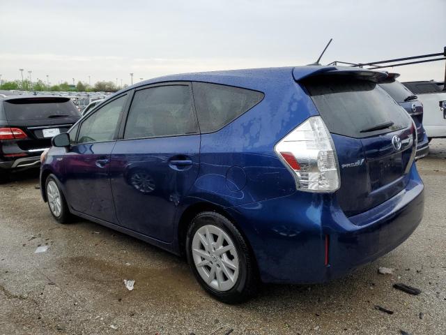 JTDZN3EU1D3252754 - 2013 TOYOTA PRIUS V BLUE photo 2