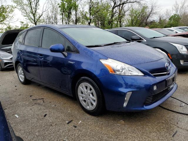 JTDZN3EU1D3252754 - 2013 TOYOTA PRIUS V BLUE photo 4