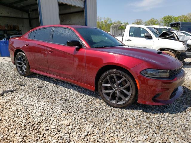 2C3CDXHG2KH634926 - 2019 DODGE CHARGER GT BURGUNDY photo 4