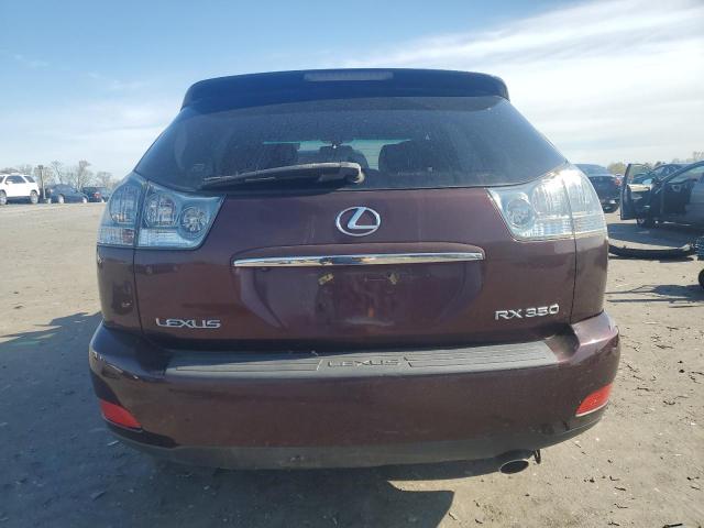 JTJHK31U282038763 - 2008 LEXUS RX 350 BURGUNDY photo 6