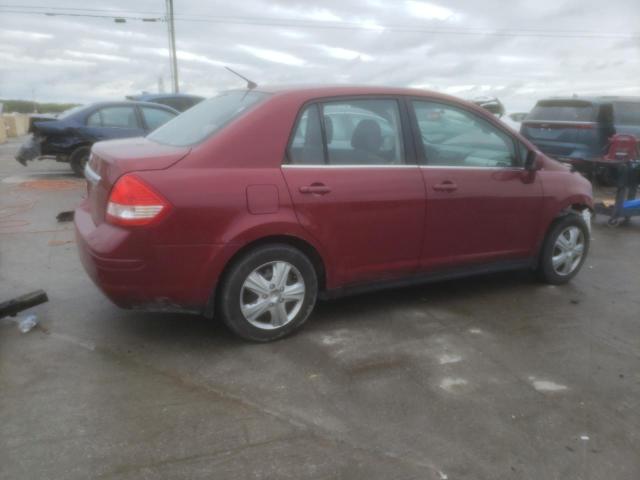 3N1BC11E47L460326 - 2007 NISSAN VERSA S RED photo 3