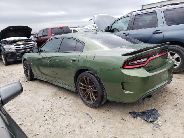 2C3CDXGJ6KH716123 - 2019 DODGE CHARGER SCAT PACK GREEN photo 2