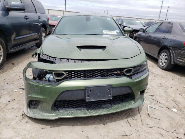 2C3CDXGJ6KH716123 - 2019 DODGE CHARGER SCAT PACK GREEN photo 5