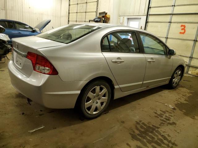 19XFA1F58AE081161 - 2010 HONDA CIVIC LX SILVER photo 3