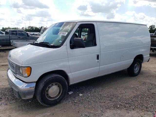 1FTRE14282HA36825 - 2002 FORD ECONOLINE E150 VAN WHITE photo 1