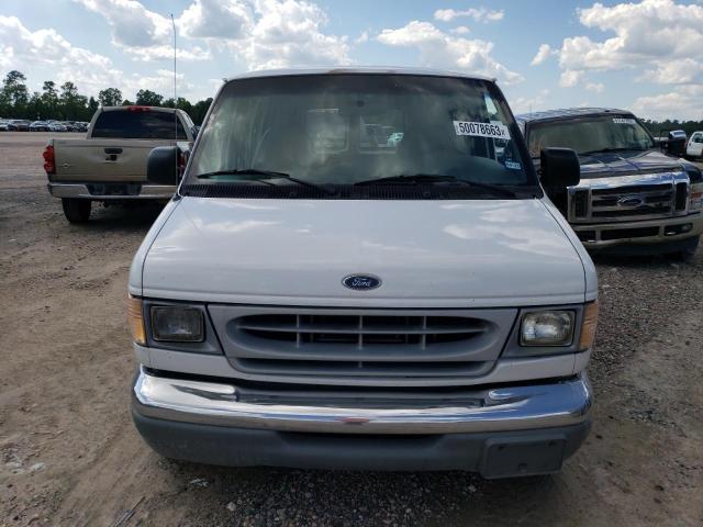 1FTRE14282HA36825 - 2002 FORD ECONOLINE E150 VAN WHITE photo 5