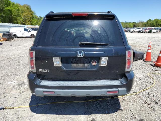 5FNYF285X6B025558 - 2006 HONDA PILOT EX BLACK photo 6