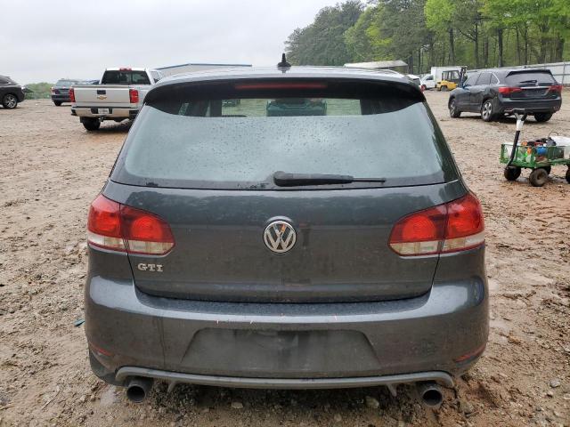 WVWHD7AJXBW155985 - 2011 VOLKSWAGEN GTI CHARCOAL photo 6