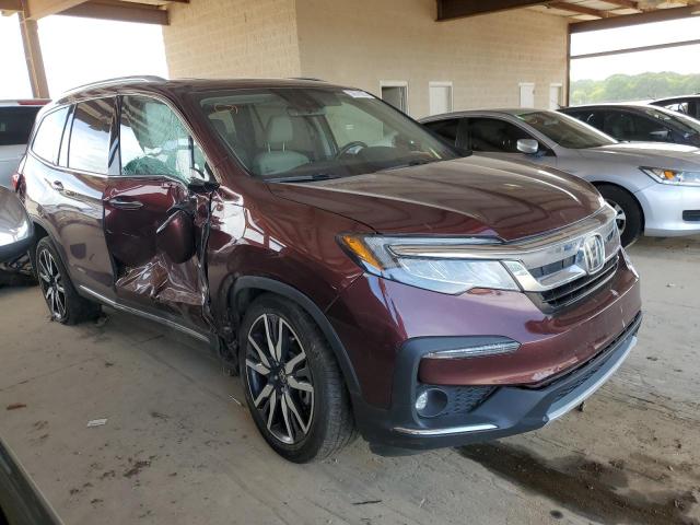 5FNYF6H95LB008754 - 2020 HONDA PILOT TOURING MAROON photo 4