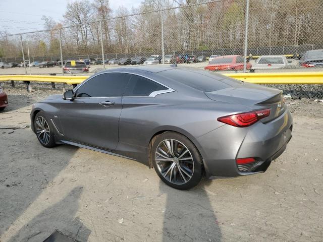 JN1EV7EL6JM390893 - 2018 INFINITI Q60 LUXE 300 GRAY photo 2